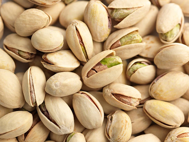 A picture of pistachio nuts ready to eat  stock photo