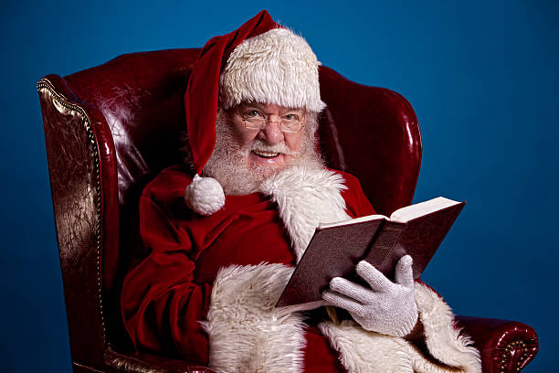 Pictures of Real Santa Claus Story Time http://dieterspears.com/istock/links/button_santa.jpg christmas story telling stock pictures, royalty-free photos & images