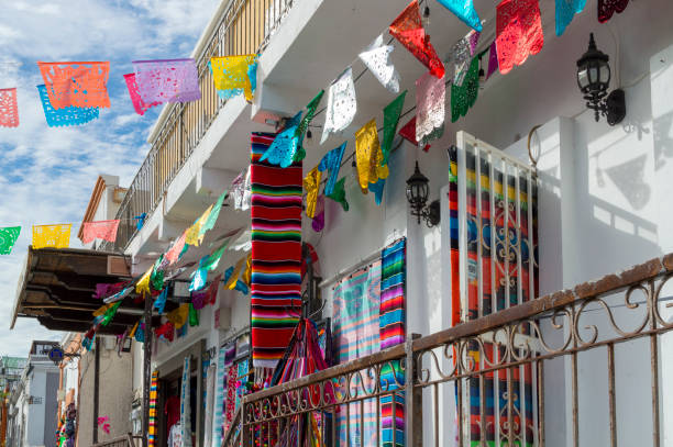 colorida y pintoresca ciudad mexicana de san josé del cabo - has san hawkins fotografías e imágenes de stock