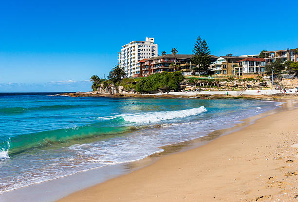Picturesque Australian beach stock photo