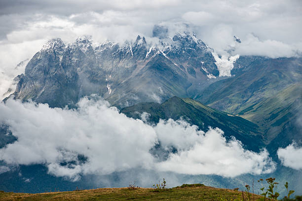 picturesque view from Caucasus mount stock photo