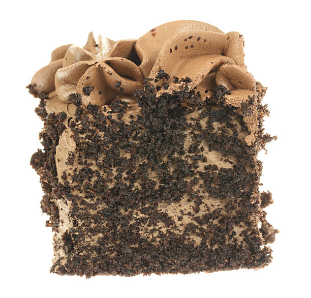Piece of Chocolate Cake stock photo
