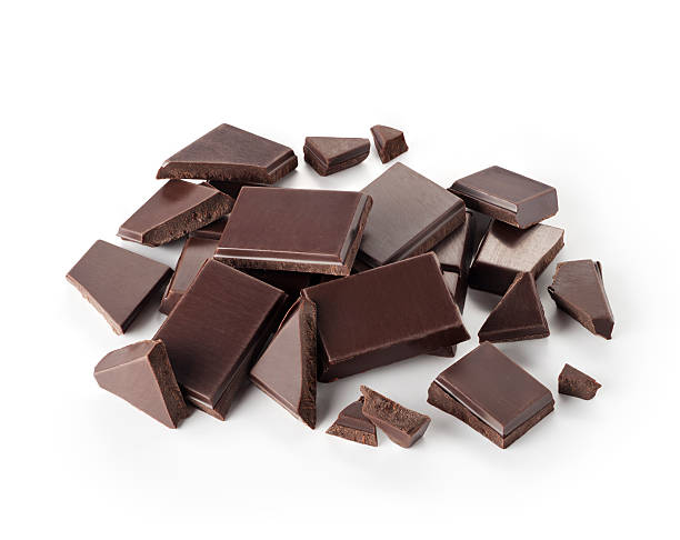 Pieces of Chocolate - XXL stock photo
