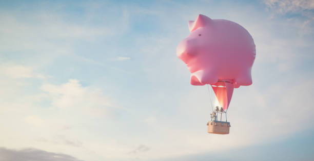 Piggy Bank,3d Render