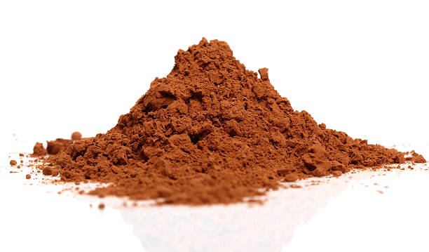 Pile of Cocoa Powder stock photo