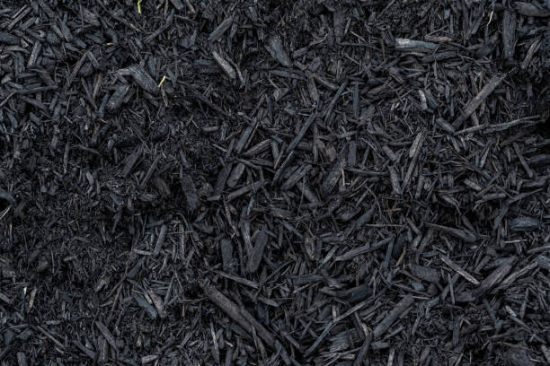Pile of Mulch Texture Pile of Mulch Texture in gray shades background mulch stock pictures, royalty-free photos & images
