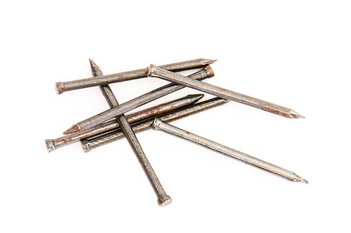 Pile Of Nails Stock Photo - Download Image Now - iStock