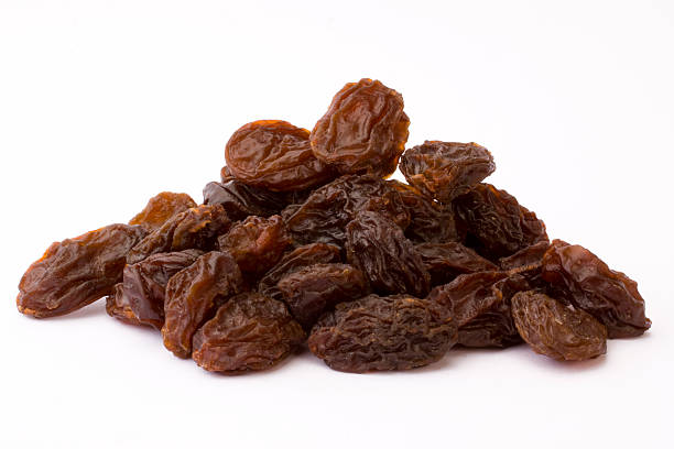 Pile of Raisins stock photo