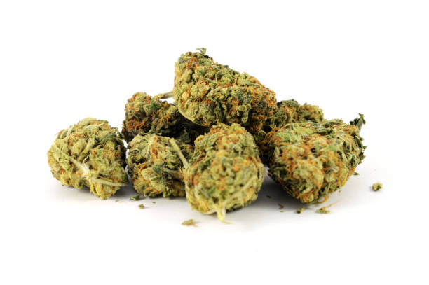 stapel onkruid - marihuana gedroogde cannabis stockfoto's en -beelden