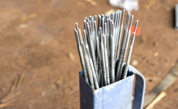 Pile of Welding electrode Creative Image electrode stock pictures, royalty-free photos & images