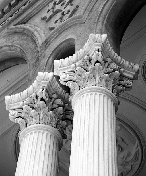 Pillars stock photo