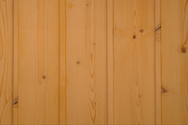 Pine Wood Paneling material texture stock photo
