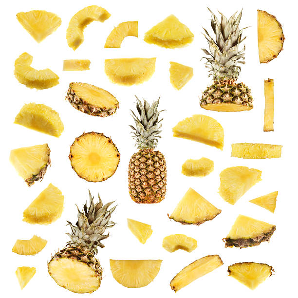 ananas-kollektion - ananas stock-fotos und bilder