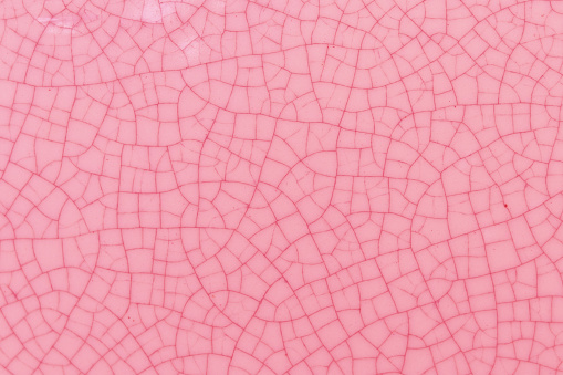Texture of  rose crackle glass mosaic tile.