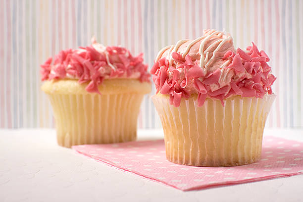 Pink Cupcakes stock photo