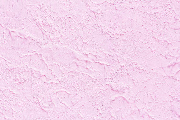 Pink grunge cement wall, textured background stock photo