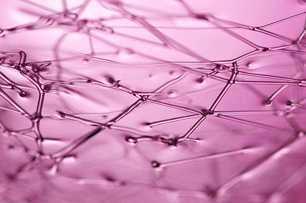 Pink Ice Crystal stock photo