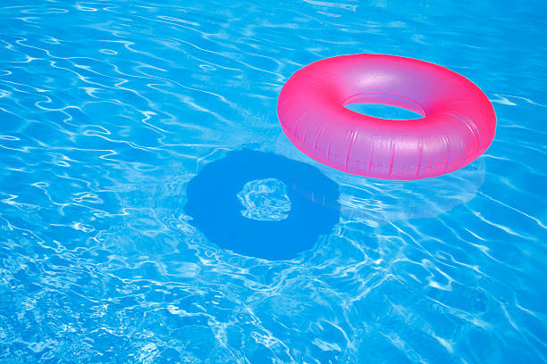 Pink Inflatable Ring stock photo