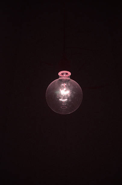 Pink Lightbulb stock photo