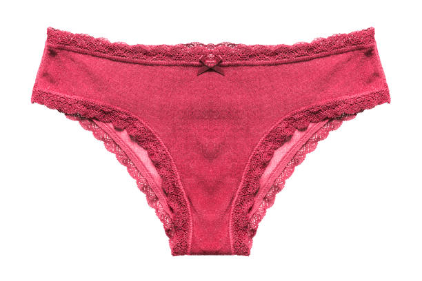 Pink panty isolated stock photo