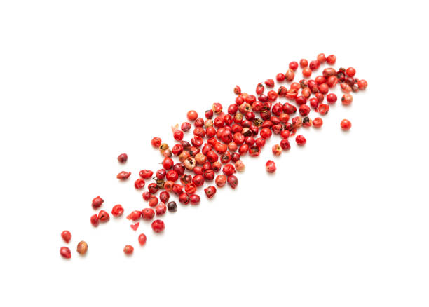 Pink pepper stock photo
