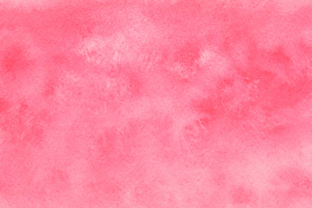 ピンク白水彩テクスチャまたはビンテージ グランジ ペンキ背景 - ピンク ストックフォトと画像