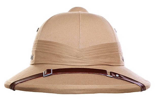 Pith helmet cut out stock photo