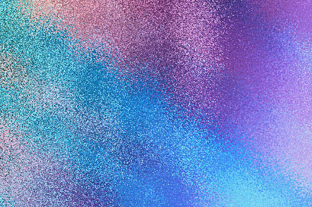 Pixel power - polar lights. Abstract background. Abstract background with the bright pixel pattern. iridescent stock pictures, royalty-free photos & images