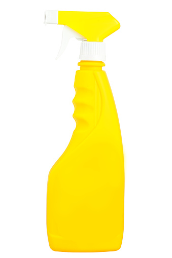 Download Plain Yellow Plastic Trigger Spray Bottle With Clipping Path Stock Photo Download Image Now Istock Yellowimages Mockups