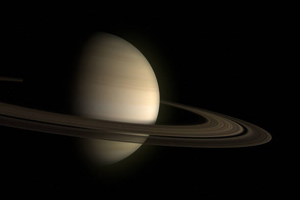 Planet Saturn stock photo