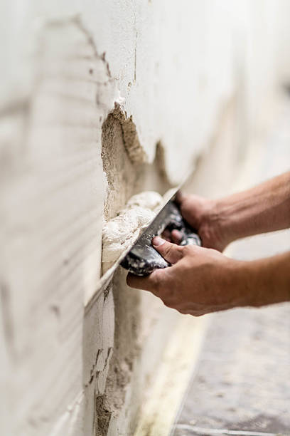 how to fix bulging drywall