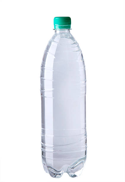 plastic bottle of water stock photo