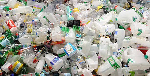 Plastics Recycling stock photo
