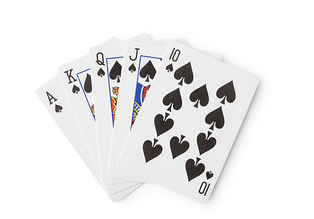 Playing cards stock photo