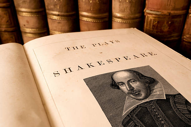 Plays of Shakespeare The title page from an antique book of the plays of Shakespeare literature stock pictures, royalty-free photos & images