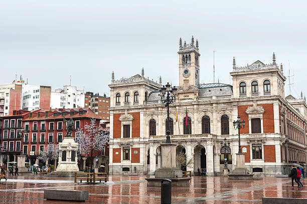 Plaza Mayor, Valladolid stock photo