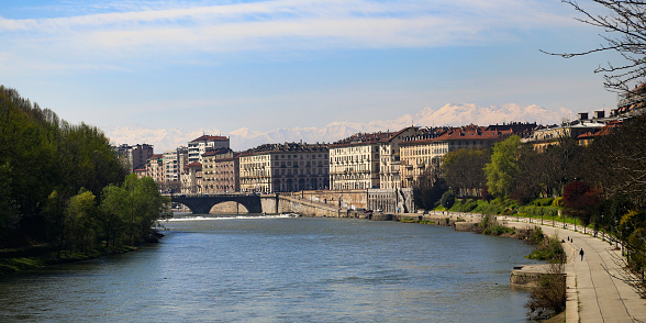 Po riverfront in Turin
