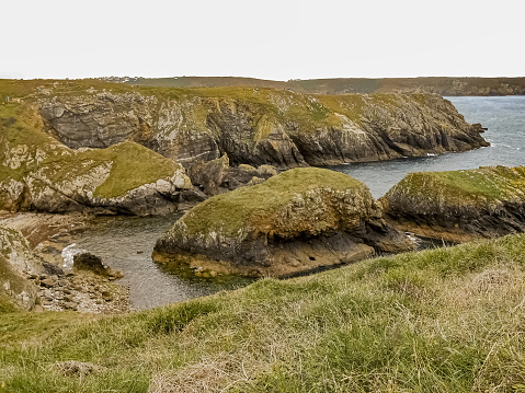 Pointe du Raz site - ストックフォト・写真素材...