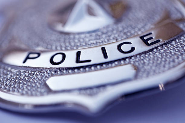 Police Badge Close up of police badge. police badge stock pictures, royalty-free photos & images