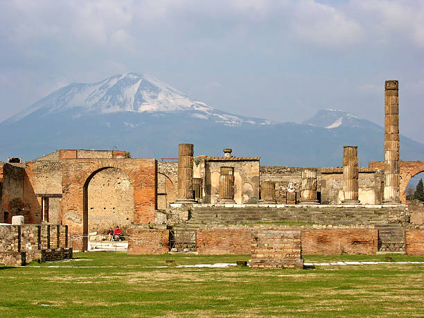 Pompeii stock photo