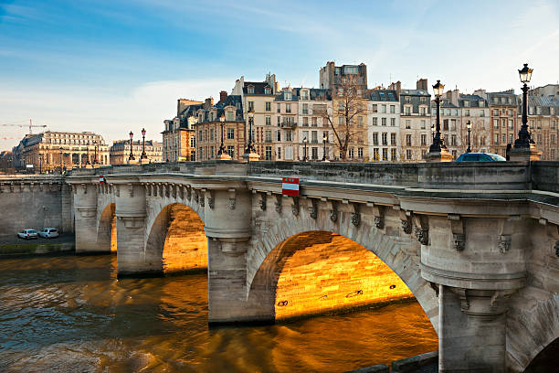 Pont neuf, Ile de la Cite, Paris - France stock photo