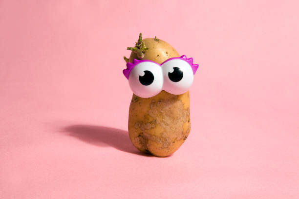 pop potato stock photo