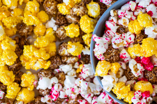 popcorn stock photo