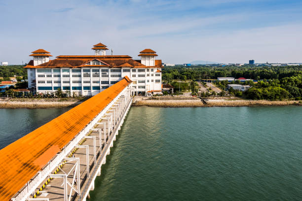 port klang transport terminal for cruises malaysia stock photo