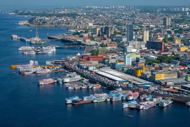 Port of Manaus stock photo