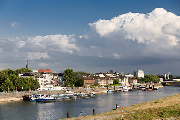 Port Ruhrort stock photo