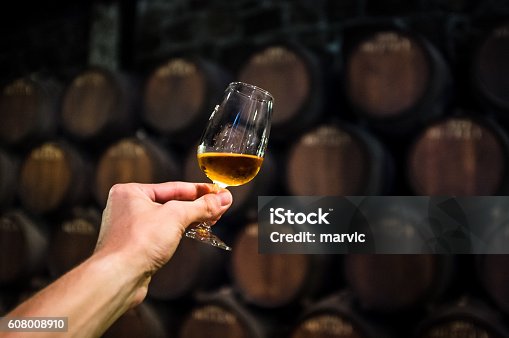 istock port wine with glass 608008910