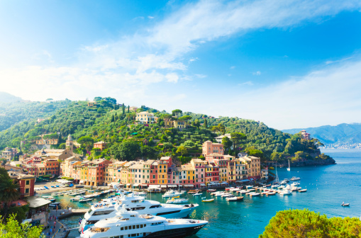 Portofino - famous Italian village in province of Genoa (Liguria, Italy).