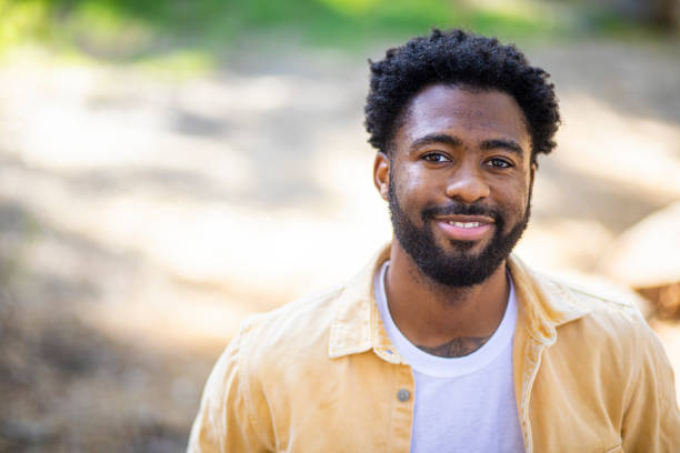 Portrait of a happy black man A young black man portrait young male actors stock pictures, royalty-free photos & images