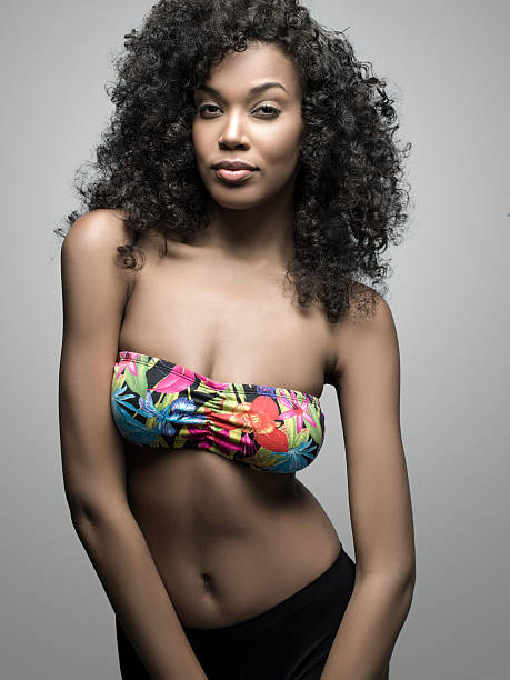 bikini model american African